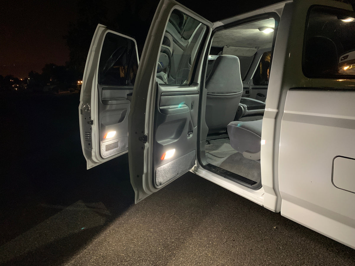'94 - '97 OBS Ford F-150, F-250, F-350 Standard Cab & SuperCab Interior/Exterior LED Bulb Retrofit Kit