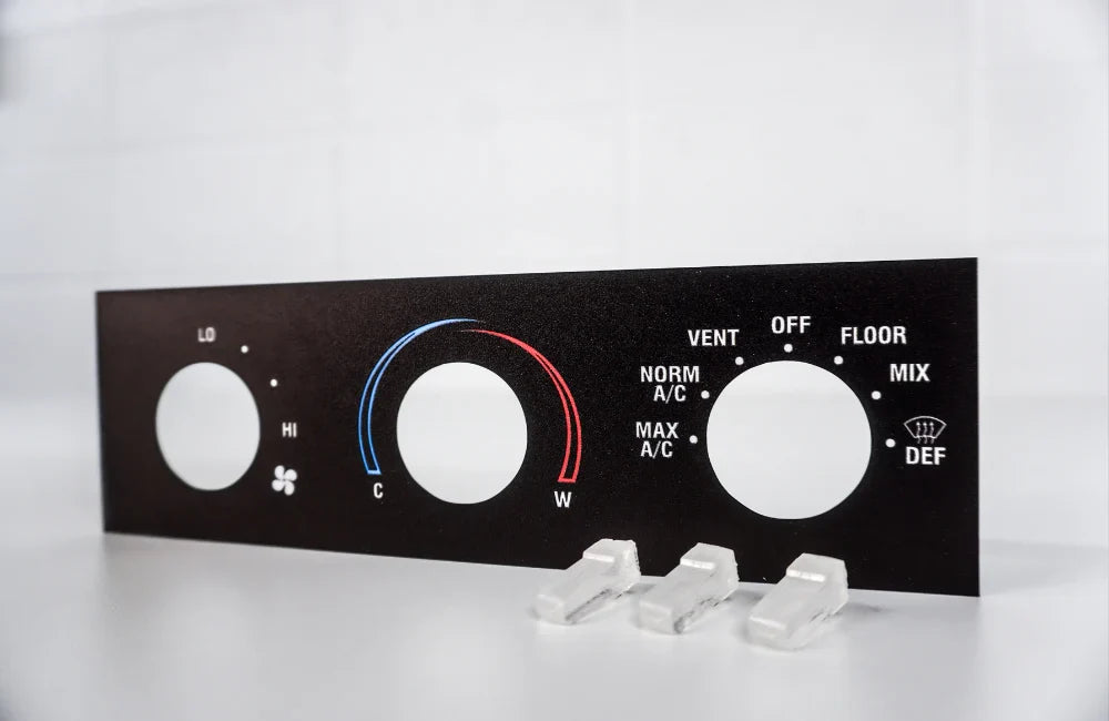 92-96 Cluster Faceplate Kit - XLT Original - Gas