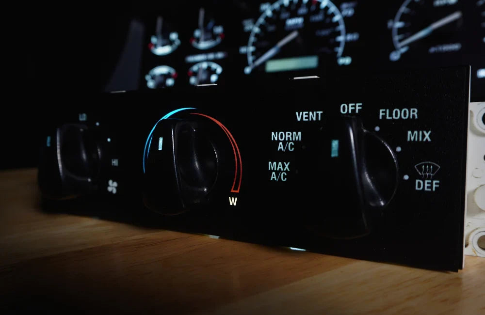 92-96 Cluster Faceplate Kit - XLT Original - Gas