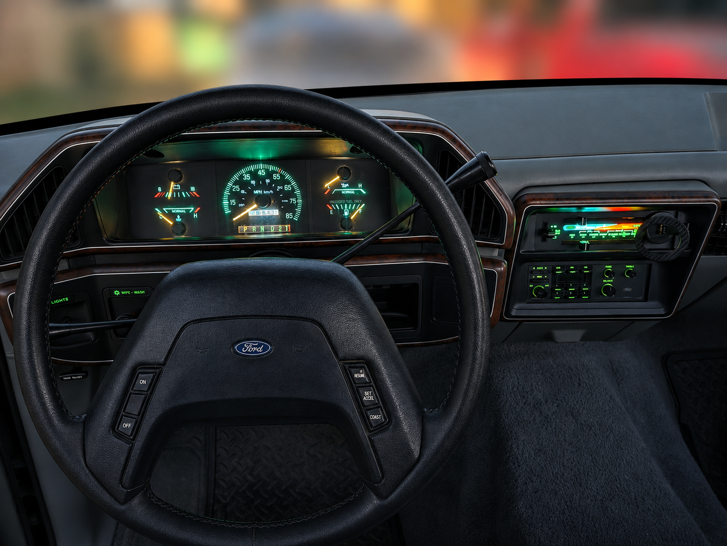 '87 - '91 Bricknose Ford Bronco + F-Series LED Bulb Retrofit Kit (Gauges + Climate ONLY)