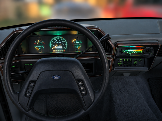 '87 - '91 Bricknose Ford Bronco + F-Series LED Bulb Retrofit Kit (Gauges + Climate ONLY)