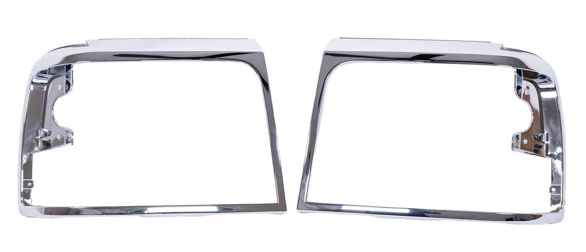 Complete Performance Chrome Headlight Bezels - 1992-1997 Ford F-Series & Bronco