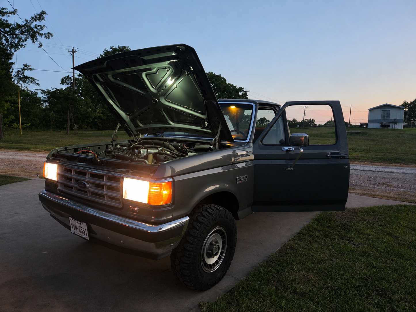 '89 - '91 Bricknose Ford F-150, F-250, F-350 Standard Cab, SuperCab & CrewCab Interior/Exterior LED Bulb Retrofit Kit