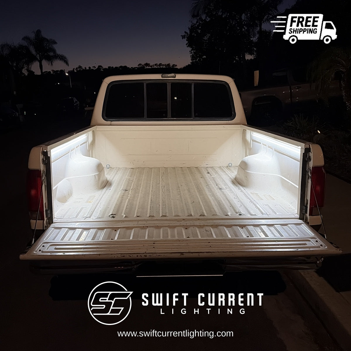 '80-'96 Ford F-150 / '80-'97 F-250, F-350 Bed Rail LED Lighting Kit