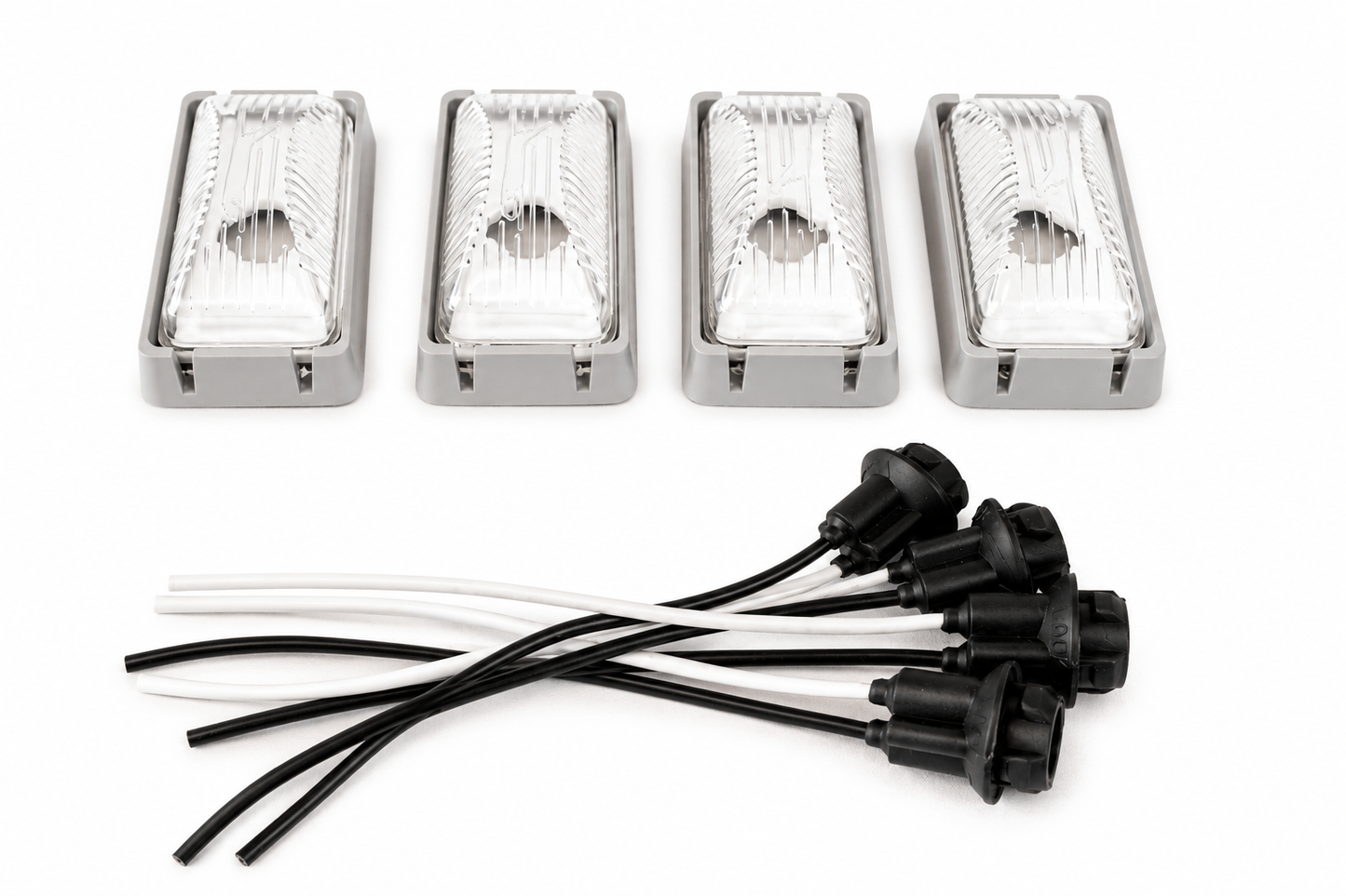 Complete Performance Clear OBS Dually Fender Light Kit - 1980-1997 Ford F-Series
